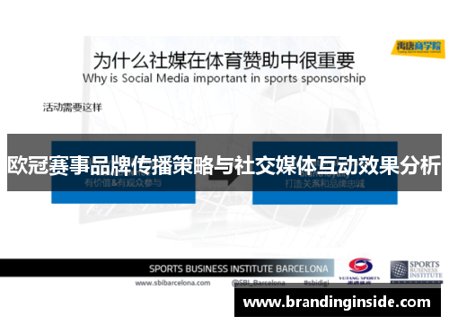 欧冠赛事品牌传播策略与社交媒体互动效果分析